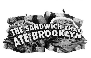HOME OF THE SANDWICH THAT ATE BROOKLYN logo