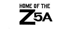 HOME OF THE Z5A logo