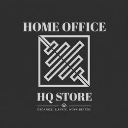 HOME OFFICE HQ STORE ORGANIZE. ELEVATE. WORK BETTER. logo