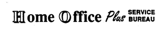 HOME OFFICE PLUS SERVICE BUREAU logo
