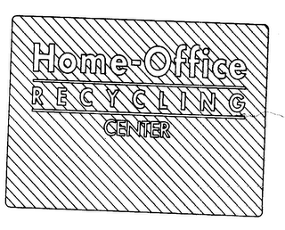 HOME-OFFICE RECYCLING CENTER logo