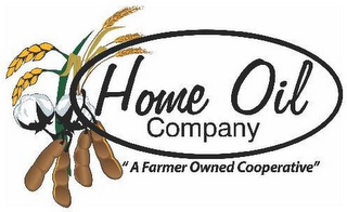 HOME OIL COMPANY "A FARMER OWNED COOPERATIVE" logo