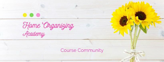 HOME ORGANIZING ACADEMY COURSE COMMUNITY logo