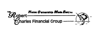 HOME OWNERSHIP MADE EASY BY THE ROBERT CHARLES FINANCIAL GROUP logo