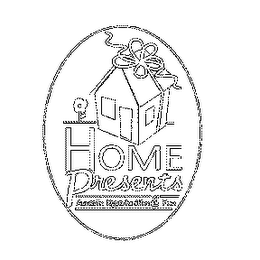 HOME PRESENTS ACCENTS, OPPORTUNITIES & FUN logo