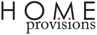 HOME PROVISIONS logo