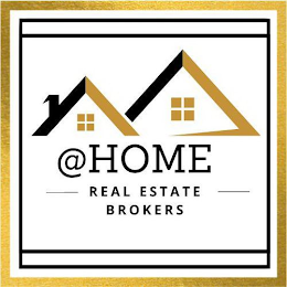 @HOME REAL ESTATE BROKERS logo