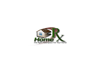 HOME RX THE RIGHT PRESCRIPTION FOR YOUR HOME logo