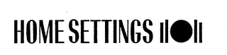 HOME SETTINGS logo