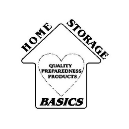 HOME STORAGE BASICS QUALITY PREPAREDNESS PRODUCTS logo