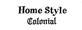 HOME STYLE COLONIAL logo