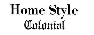 HOME STYLE COLONIAL logo