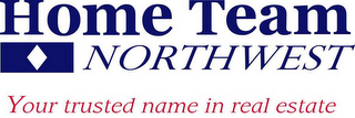 HOME TEAM NORTHWEST YOUR TRUSTED NAME IN REAL ESTATE logo