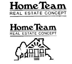 HOME TEAM REAL ESTATE CONCEPT logo