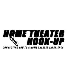 HOME THEATER HOOK-UP CONNECTING YOU TO A HOME THEATER EXPERIENCE logo
