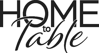 HOME TO TABLE logo