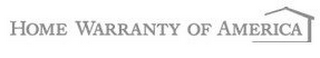 HOME WARRANTY OF AMERICA logo