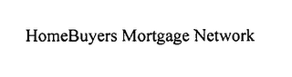 HOMEBUYERS MORTGAGE NETWORK logo