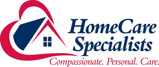 HOMECARE SPECIALISTS COMPASSIONATE. PERSONAL. CARE. logo