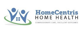 HOMECENTRIS HOME HEALTH COMPASSONATE CARE, EXCELLENT OUTCOMES logo