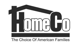 HOMECO THE CHOICE OF AMERICAN FAMILIES logo