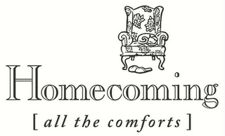 HOMECOMING [ALL THE COMFORTS] logo