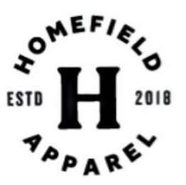 HOMEFIELD APPAREL ESTD H 2018 logo