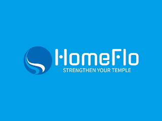 HOMEFLO STRENGTHEN YOUR TEMPLE logo