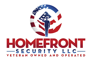 HOMEFRONT SECURITY LLC VETERAN OWNED AND OPERATED. logo