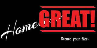 HOMEGREAT! SECURE YOUR FATE. logo