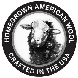 HOMEGROWN AMERICAN WOOL CRAFTED IN THE USA logo