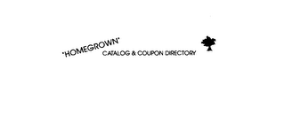 "HOMEGROWN" CATALOG&COUPON DIRECTORY logo
