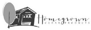 HOMEGROWN CEDAR PRODUCTS logo