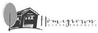 HOMEGROWN CEDAR PRODUCTS logo