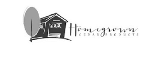 HOMEGROWN CEDAR PRODUCTS logo