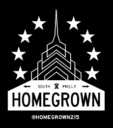 HOMEGROWN SOUTH PHILLY @HOMEGROWN215 logo