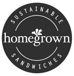 HOMEGROWN SUSTAINABLE SANDWICHES logo