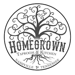 HOMEGROWN TAPROOM & KITCHEN NASHVILLE TENNESSEE logo