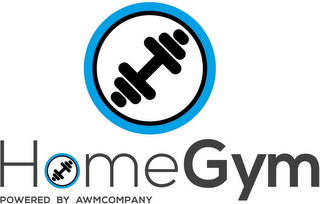 HOMEGYM POWERED BY AWMCOMPANY logo