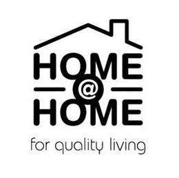 HOME@HOME FOR QUALITY LIVING logo