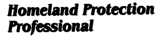 HOMELAND PROTECTION PROFESSIONAL logo