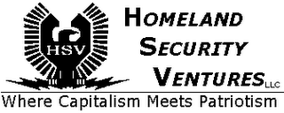HOMELAND SECURITY VENTURES LLC WHERE CAPITALISM MEETS PATRIOTISM logo