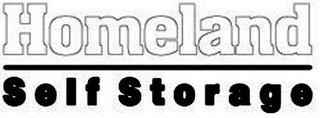 HOMELAND SELF STORAGE logo