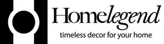 HOMELEGEND TIMELESS DECOR FOR YOUR HOME logo