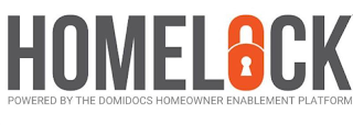 HOMELOCK POWERED BY THE DOMIDOCS HOMEOWNER ENABLEMENT PLATFORM logo