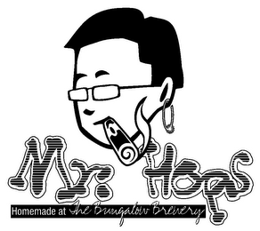 HOMEMADE AT THE BUNGALOW BREWERY MR. HOPS logo