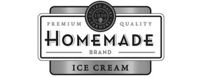 HOMEMADE BRAND PREMIUM QUALITY ICE CREAM · UNITED DAIRY · FARMERS SINCE 1939 logo