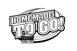 HOMEMADE TO GO! CASEY'S GENERAL STORE logo