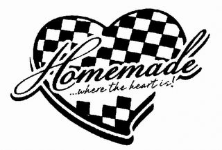 HOMEMADE ...WHERE THE HEART IS! logo