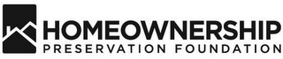 HOMEOWNERSHIP PRESERVATION FOUNDATION logo
